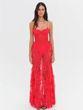 for love and lemons prom dress & Elea Cascading Ruffle Chiffon Maxi LEMONS KEEPSAKES For Love And Lemons Prom